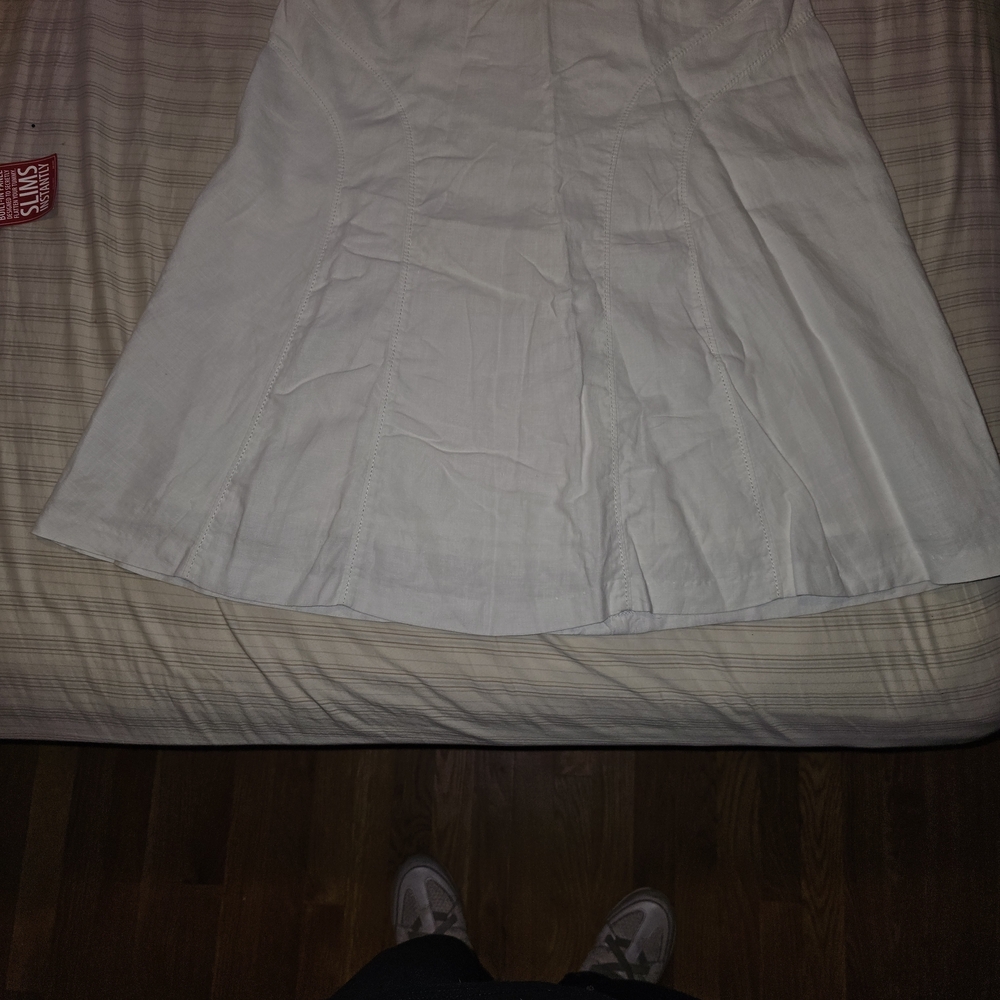 Elegant White Women's Skirt